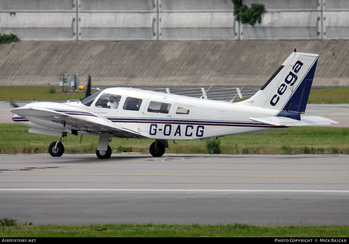 Aircraft Photo of G-OACG | Piper PA-34-200T Seneca II | Cega Air Ambulance | AirHistory.net #559391