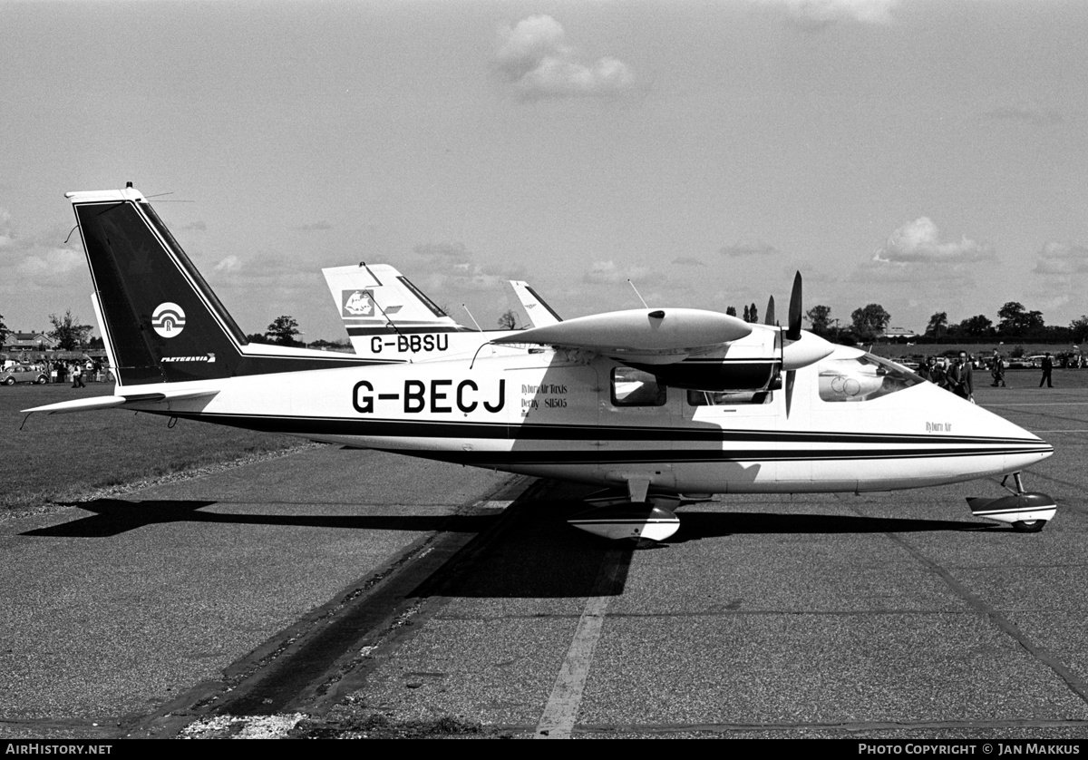 Aircraft Photo of G-BECJ | Partenavia P-68B Victor | Ryburn Air | AirHistory.net #559396
