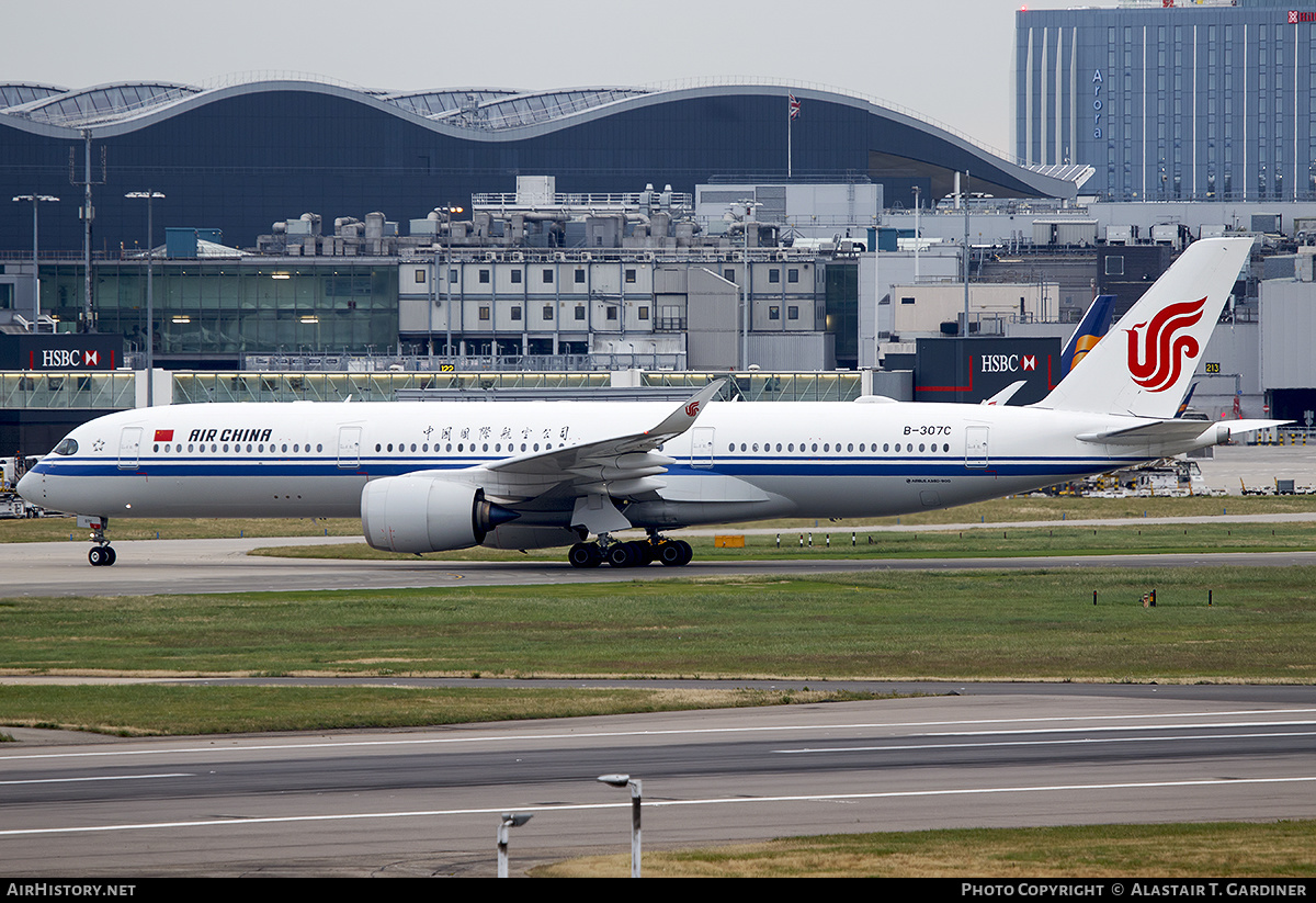 Aircraft Photo of B-307C | Airbus A350-941 | Air China | AirHistory.net #559400