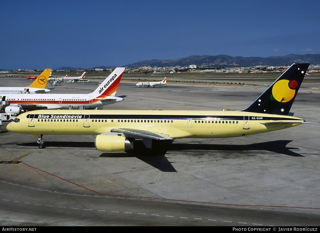 Aircraft Photo of SE-DUN | Boeing 757-225 | Blue Scandinavia | AirHistory.net #559417