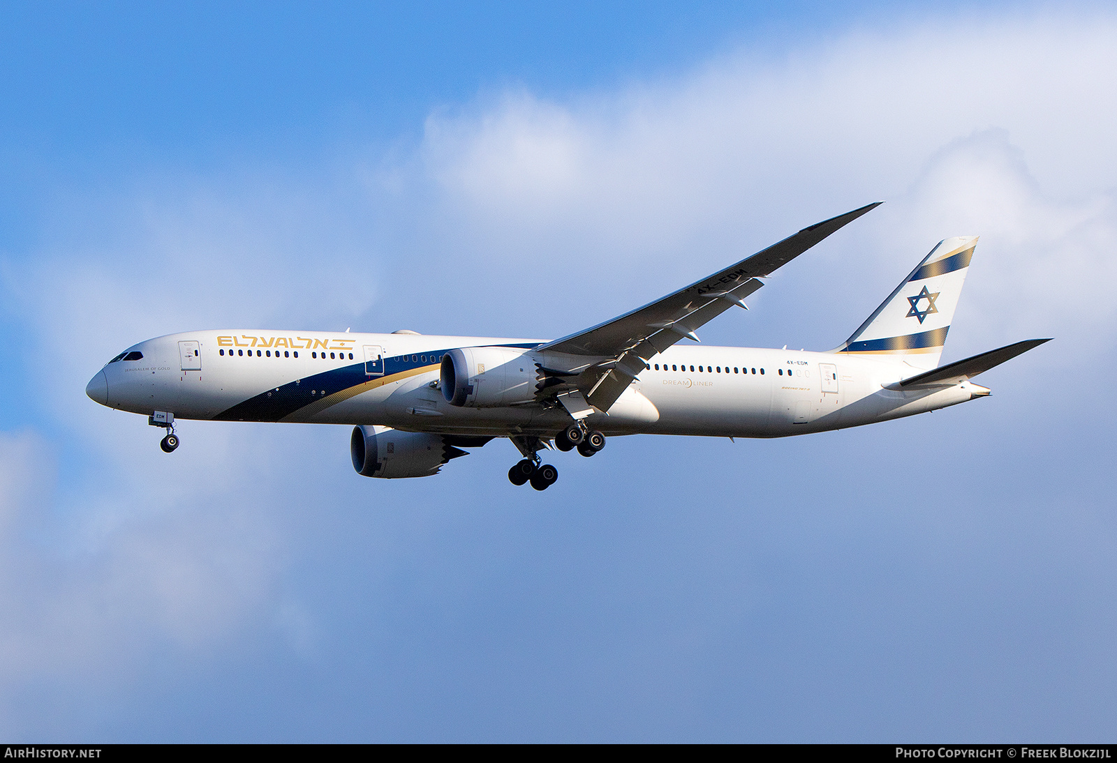 Aircraft Photo of 4X-EDM | Boeing 787-9 Dreamliner | El Al Israel Airlines | AirHistory.net #559418