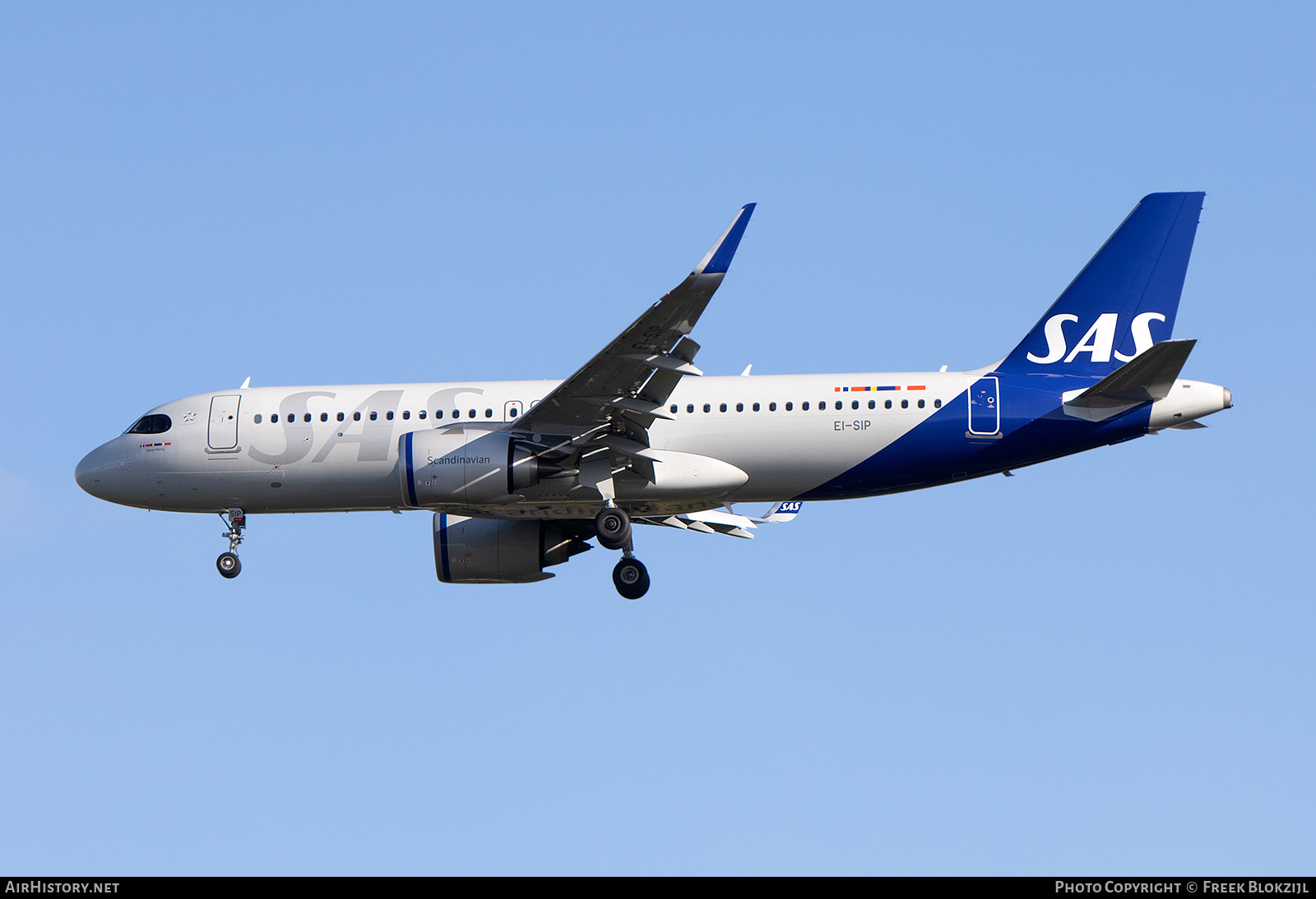 Aircraft Photo of EI-SIP | Airbus A320-251N | Scandinavian Airlines - SAS | AirHistory.net #559446