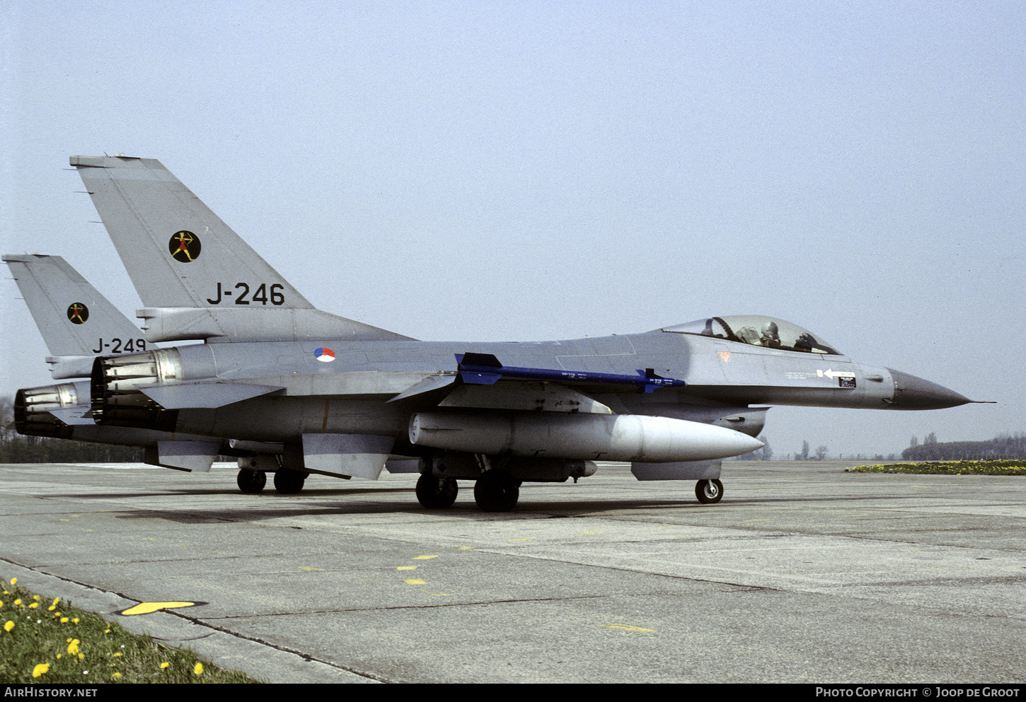Aircraft Photo of J-246 | General Dynamics F-16A Fighting Falcon | Netherlands - Air Force | AirHistory.net #559453