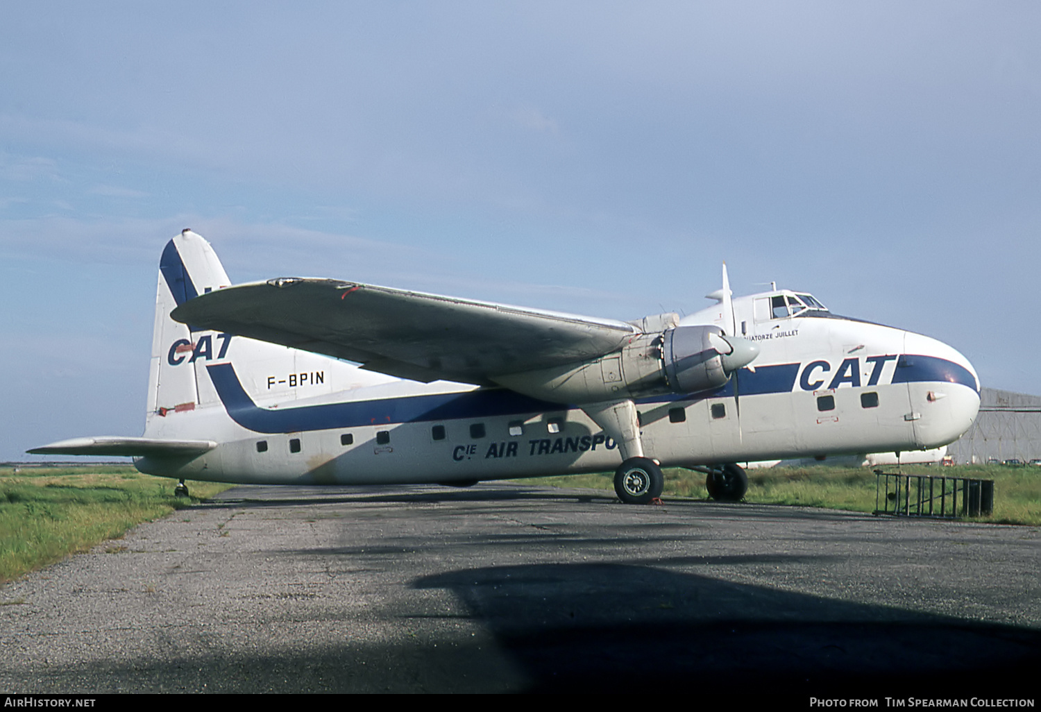 Aircraft Photo of F-BPIN | Bristol 170 Freighter Mk32 | Cie Air Transport | AirHistory.net #559479