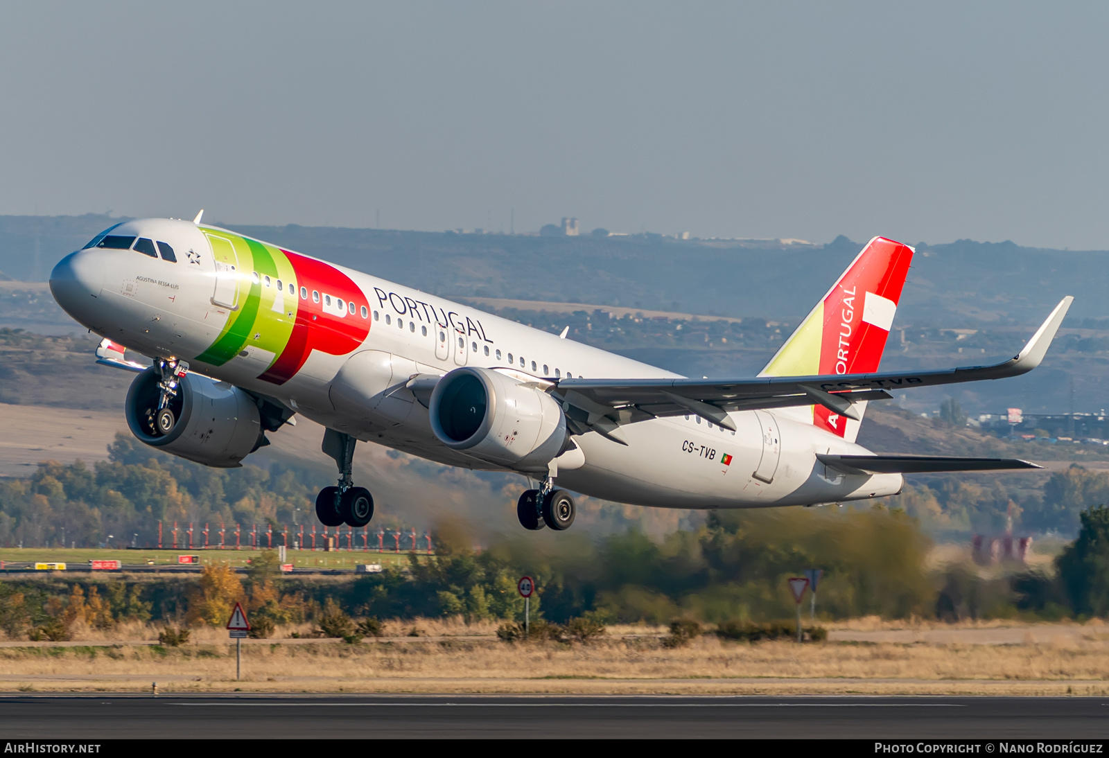 Aircraft Photo of CS-TVB | Airbus A320-251N | TAP Air Portugal | AirHistory.net #559493