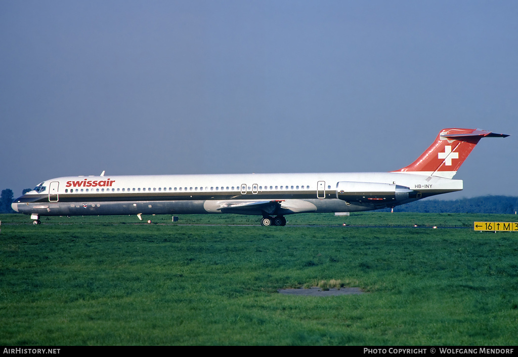Aircraft Photo of HB-INY | McDonnell Douglas MD-81 (DC-9-81) | Swissair | AirHistory.net #559500