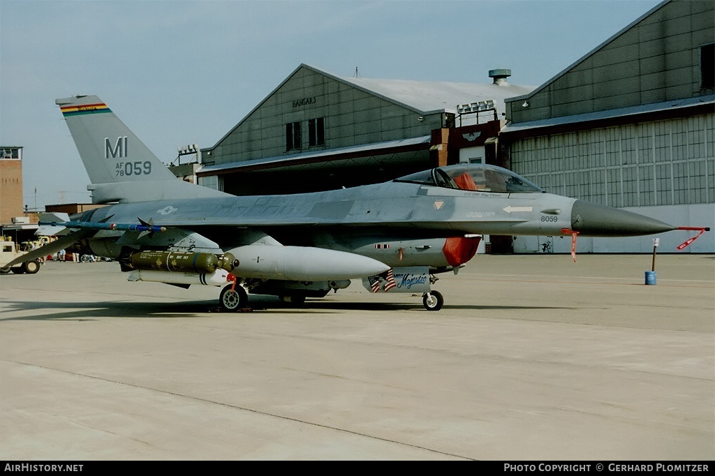 Aircraft Photo of 78-0059 | General Dynamics F-16A Fighting Falcon | USA - Air Force | AirHistory.net #559542