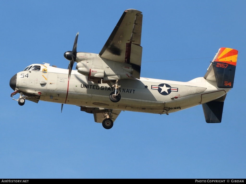 Aircraft Photo of 162167 | Grumman C-2C Greyhound | USA - Navy | AirHistory.net #559544