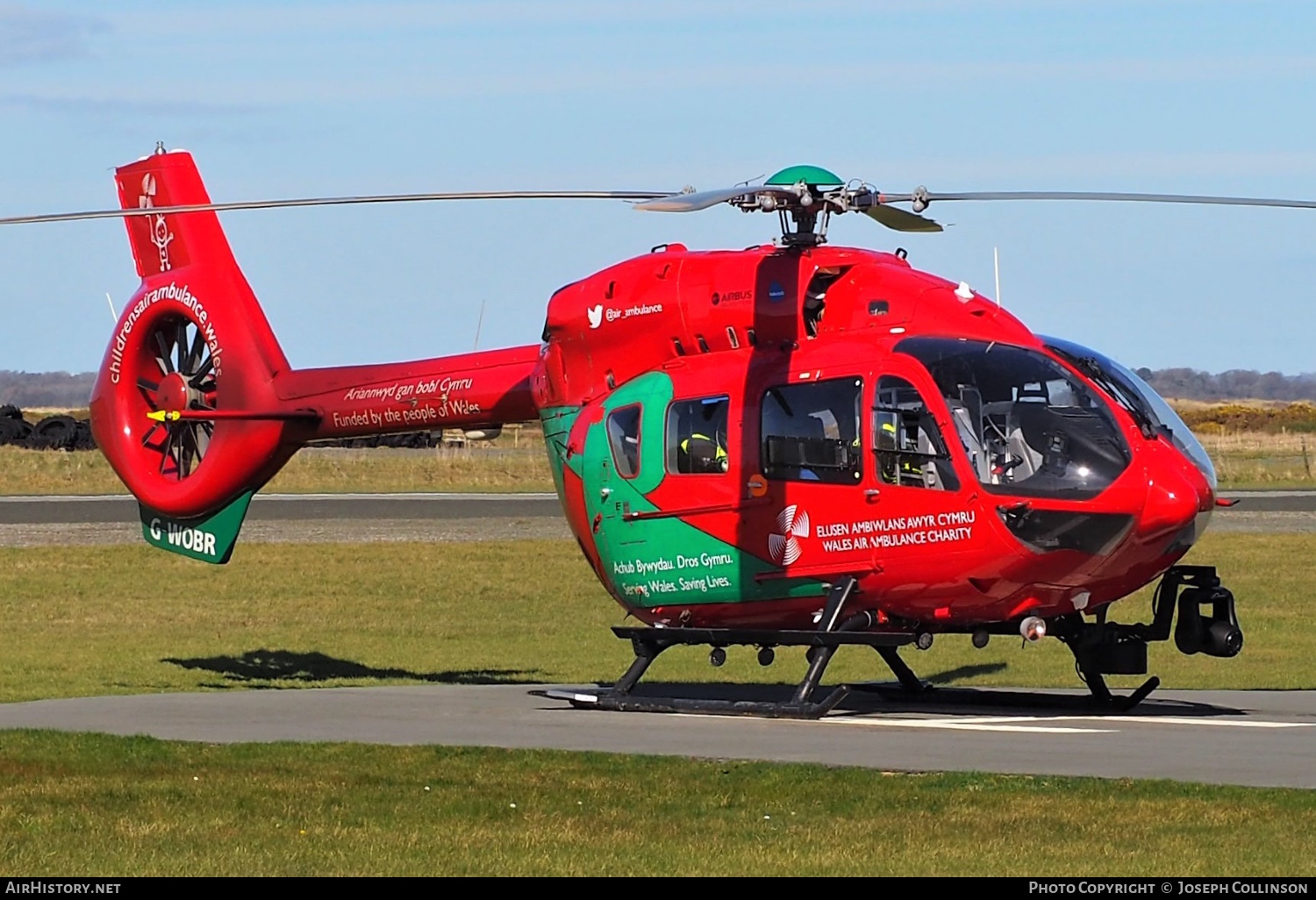 Aircraft Photo of G-WOBR | Airbus Helicopters EC-145T-2 | Wales Air Ambulance | AirHistory.net #559549