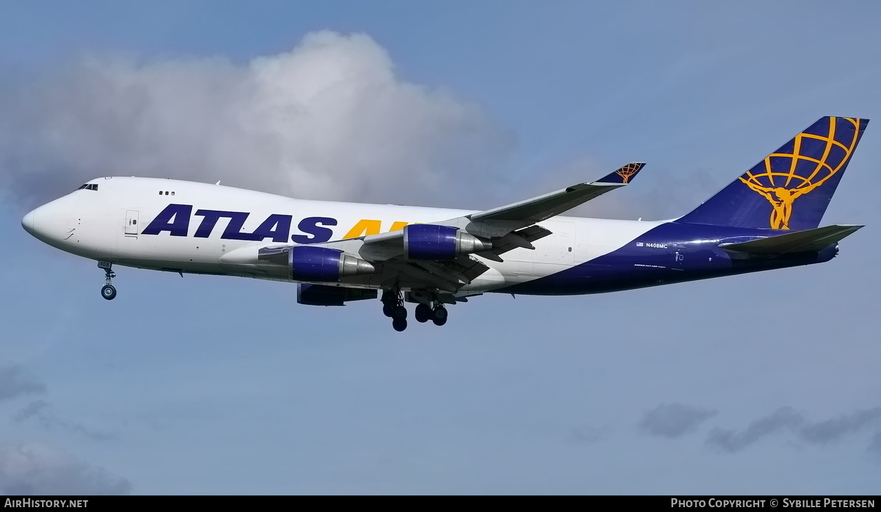 Aircraft Photo of N408MC | Boeing 747-47UF/SCD | Atlas Air | AirHistory.net #559563