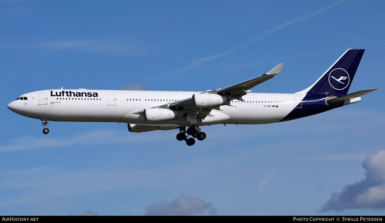 Aircraft Photo of D-AIGM | Airbus A340-313 | Lufthansa | AirHistory.net #559568