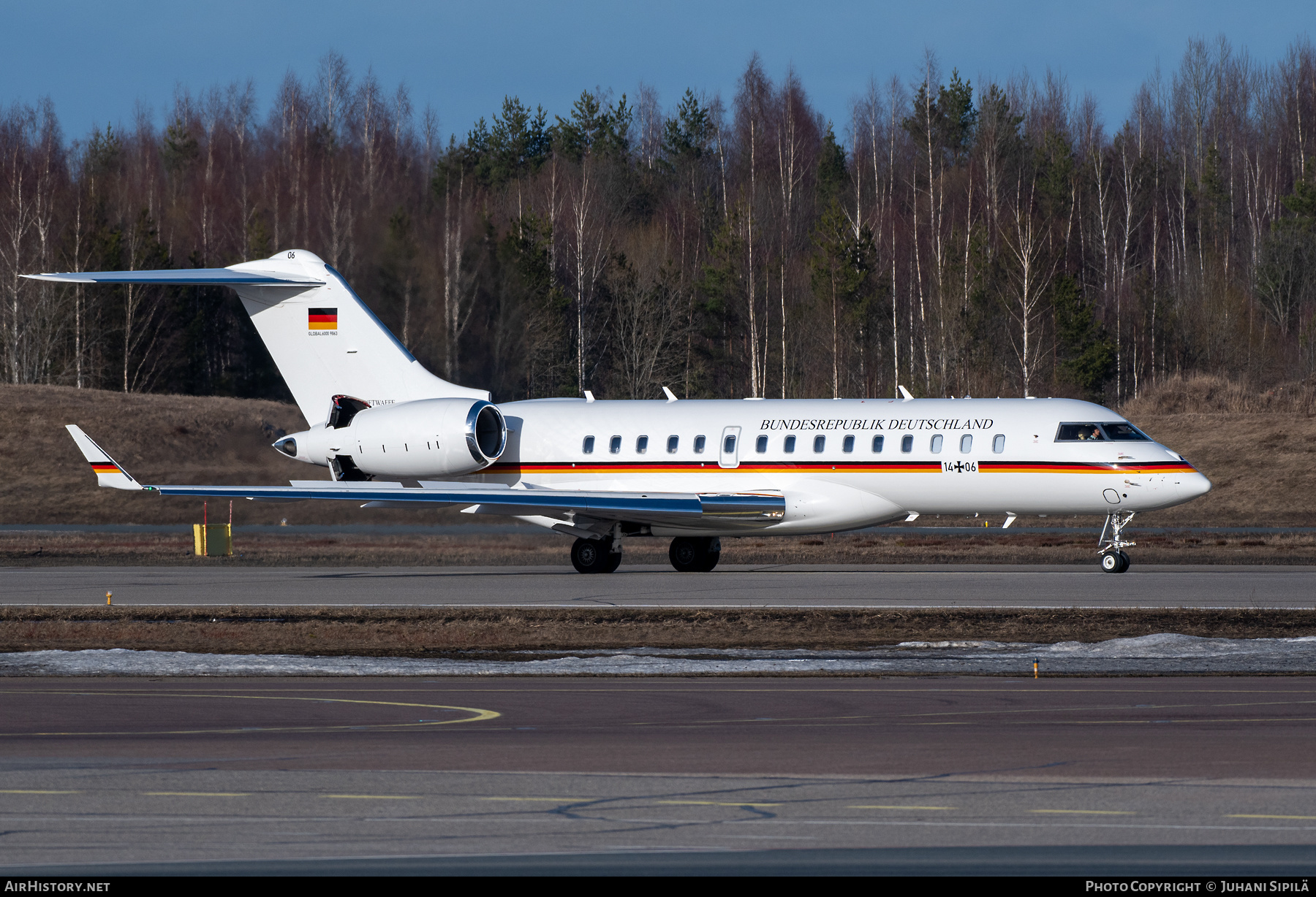 Aircraft Photo of 1406 | Bombardier Global 6000 (BD-700-1A10) | Germany - Air Force | AirHistory.net #559582