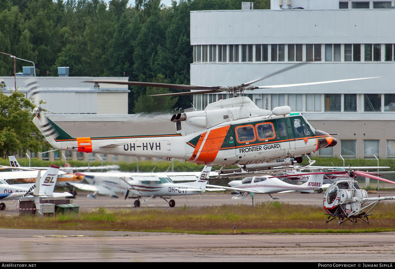 Aircraft Photo of OH-HVH | Agusta AB-412SP | Rajavartiolaitos - Finnish Border Guard | AirHistory.net #559597
