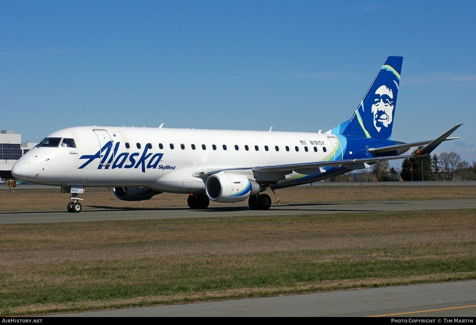 Aircraft Photo of N191SY | Embraer 175LR (ERJ-170-200LR) | Alaska Airlines | AirHistory.net #559604