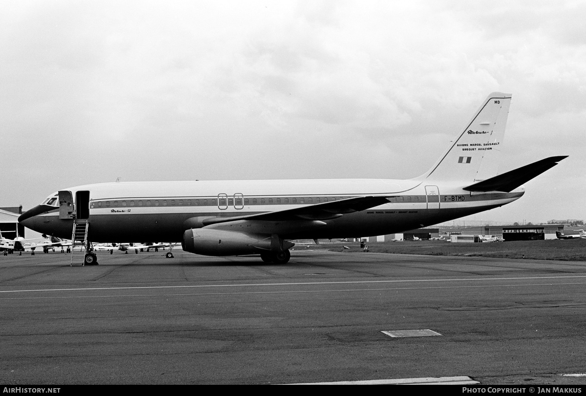 Aircraft Photo of F-BTMD | Dassault Mercure 100 | AirHistory.net #559613