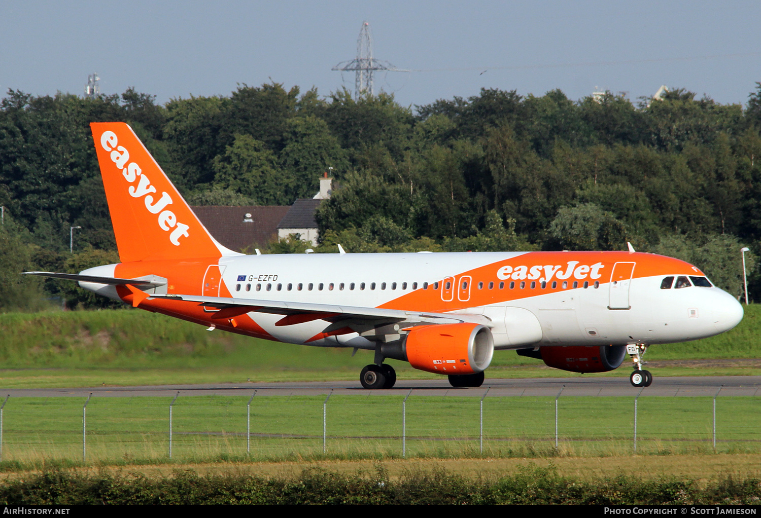 Aircraft Photo of G-EZFD | Airbus A319-111 | EasyJet | AirHistory.net #559617