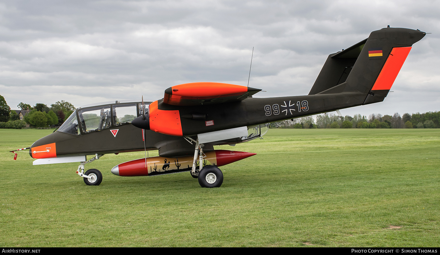 Aircraft Photo of G-ONAA / 9918 | North American Rockwell OV-10B Bronco | Germany - Air Force | AirHistory.net #559631