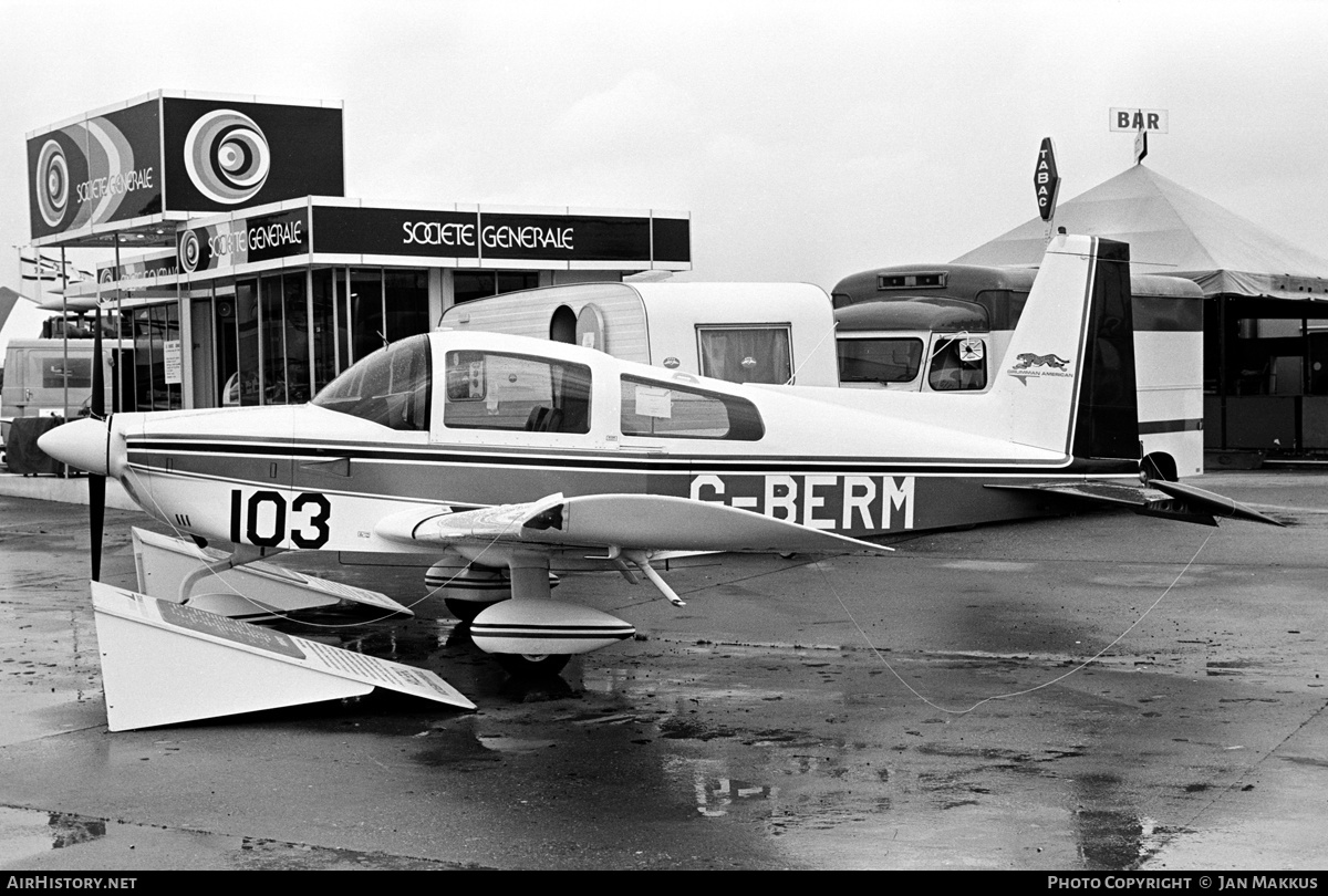 Aircraft Photo of G-BERM | Grumman American AA-5A Cheetah | AirHistory.net #559638
