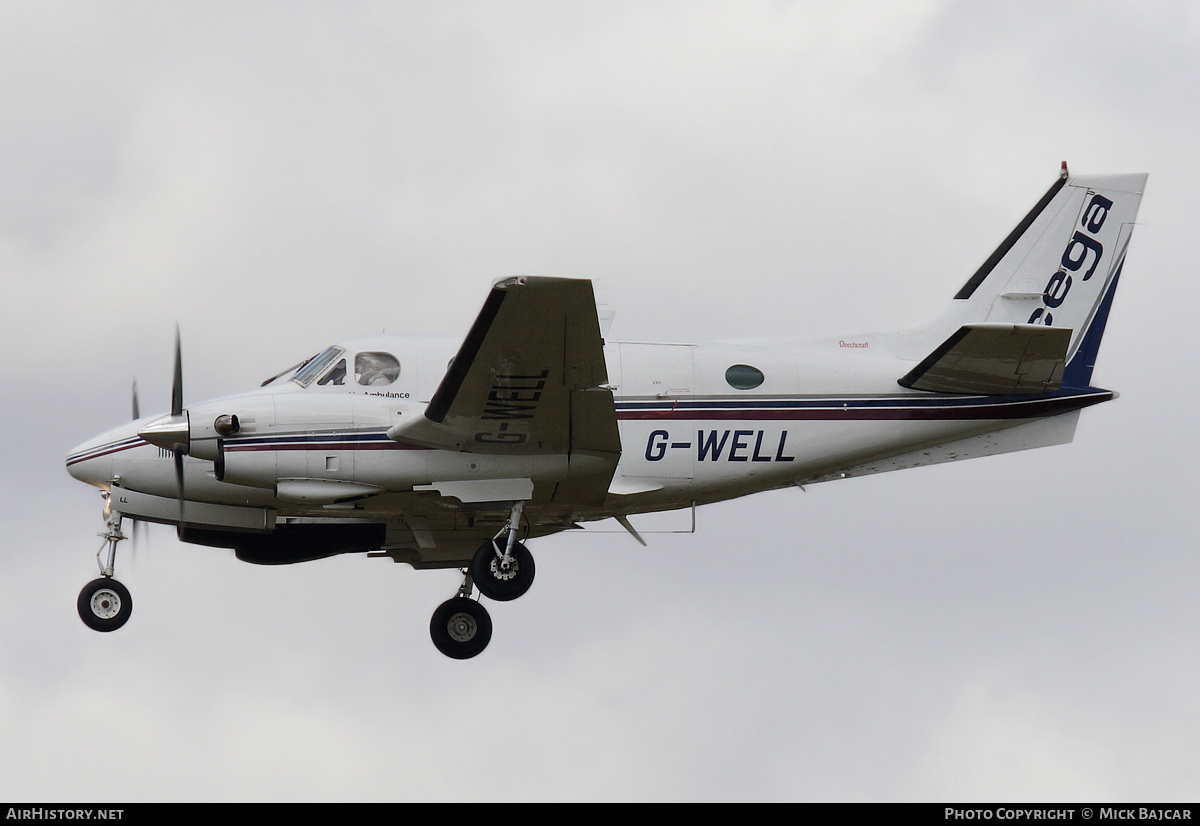 Aircraft Photo of G-WELL | Beech E90 King Air | Cega Air Ambulance | AirHistory.net #559657