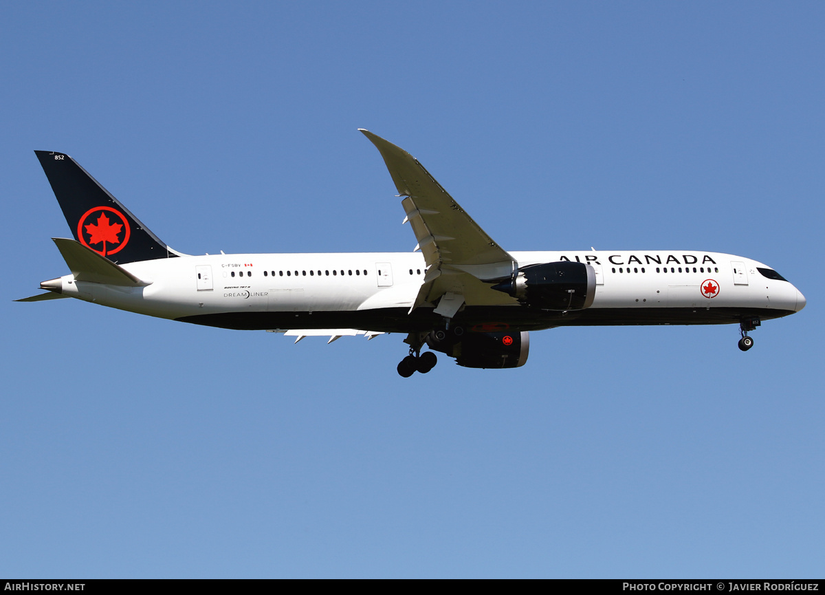 Aircraft Photo of C-FSBV | Boeing 787-9 Dreamliner | Air Canada | AirHistory.net #559663