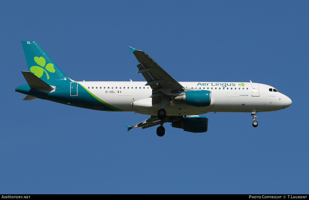 Aircraft Photo of EI-DEL | Airbus A320-214 | Aer Lingus | AirHistory.net #559680