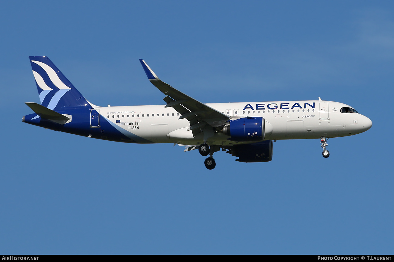 Aircraft Photo of F-WWIB | Airbus A320-271N | Aegean Airlines | AirHistory.net #559686
