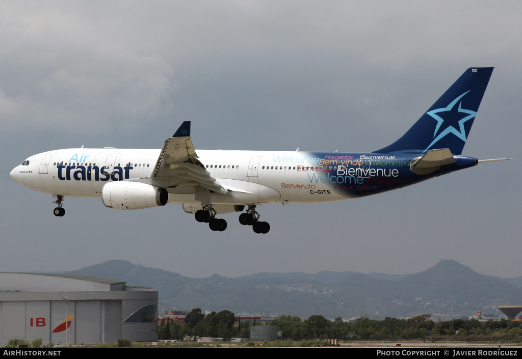 Aircraft Photo of C-GITS | Airbus A330-243 | Air Transat | AirHistory.net #559690
