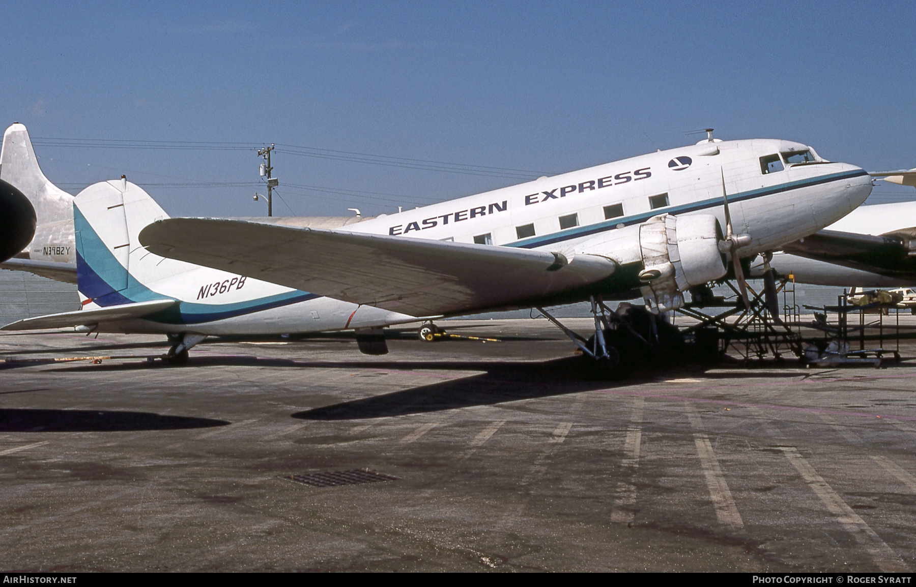 Aircraft Photo of N136PB | Douglas DC-3A | Eastern Express | AirHistory.net #559691