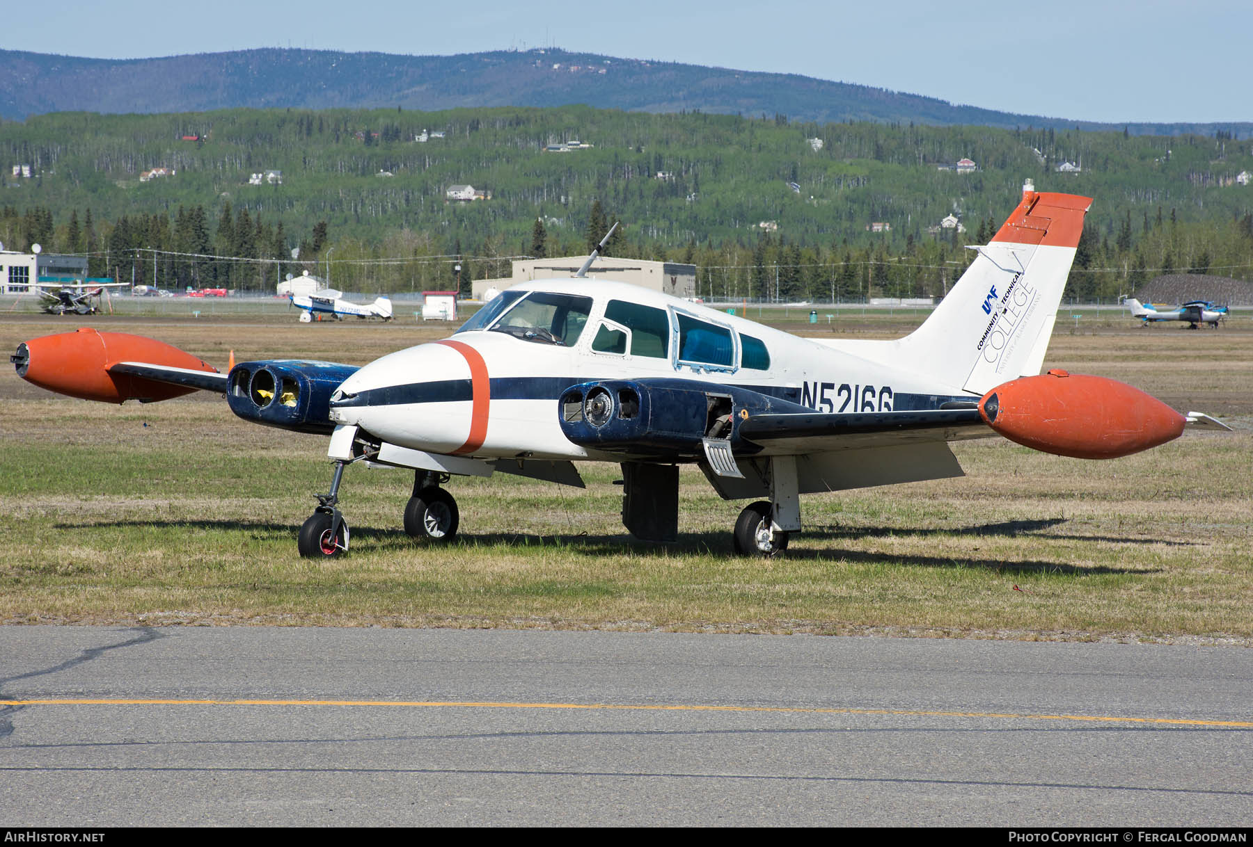 Aircraft Photo of N5216G | Cessna U-3B Blue Canoe (310M/L-27B) | UAF Community & Technical College - University of Alaska Fairbanks | AirHistory.net #559730