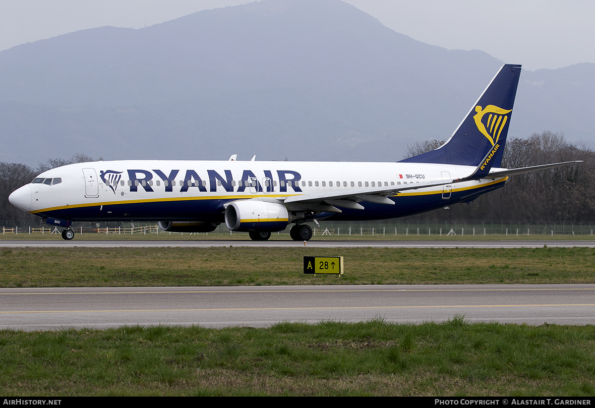 Aircraft Photo of 9H-QCU | Boeing 737-8AS | Ryanair | AirHistory.net #559737