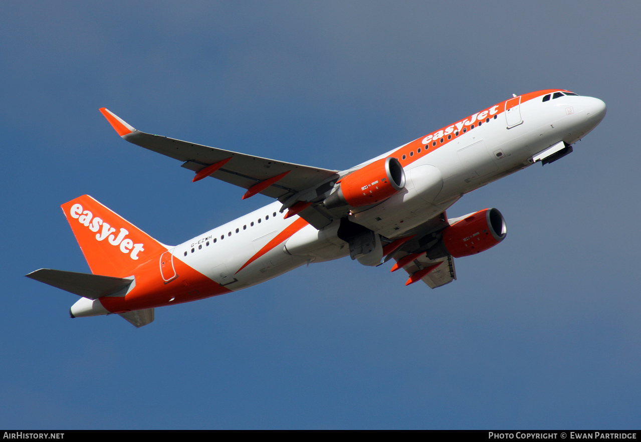 Aircraft Photo of G-EZWH | Airbus A320-214 | EasyJet | AirHistory.net #559763