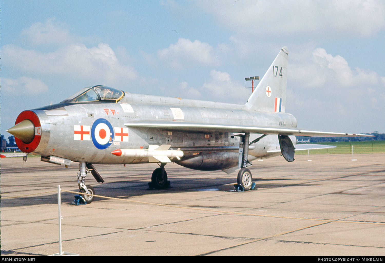 Aircraft Photo of XM174 | English Electric Lightning F1A | UK - Air Force | AirHistory.net #559766