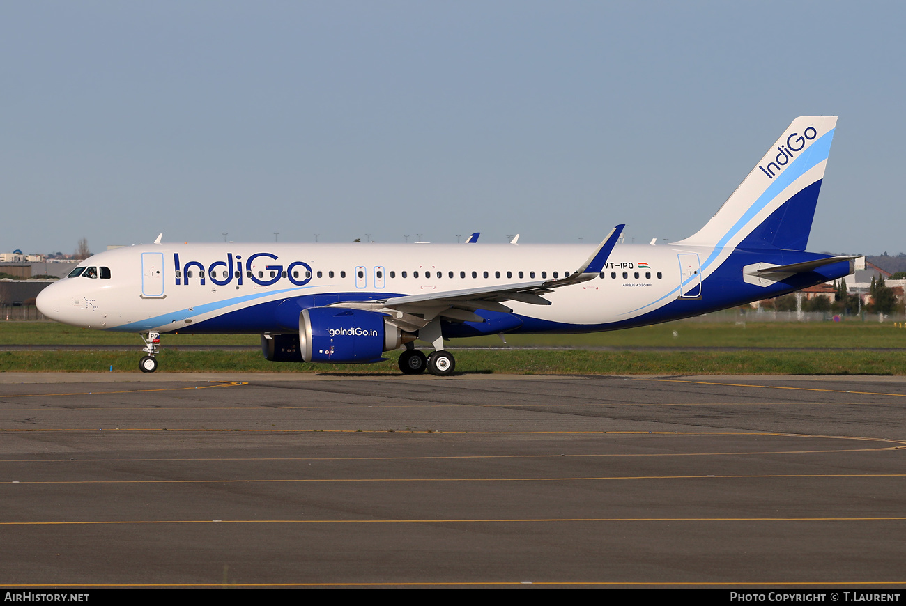 Aircraft Photo of VT-IPQ | Airbus A320-251N | IndiGo | AirHistory.net #559839