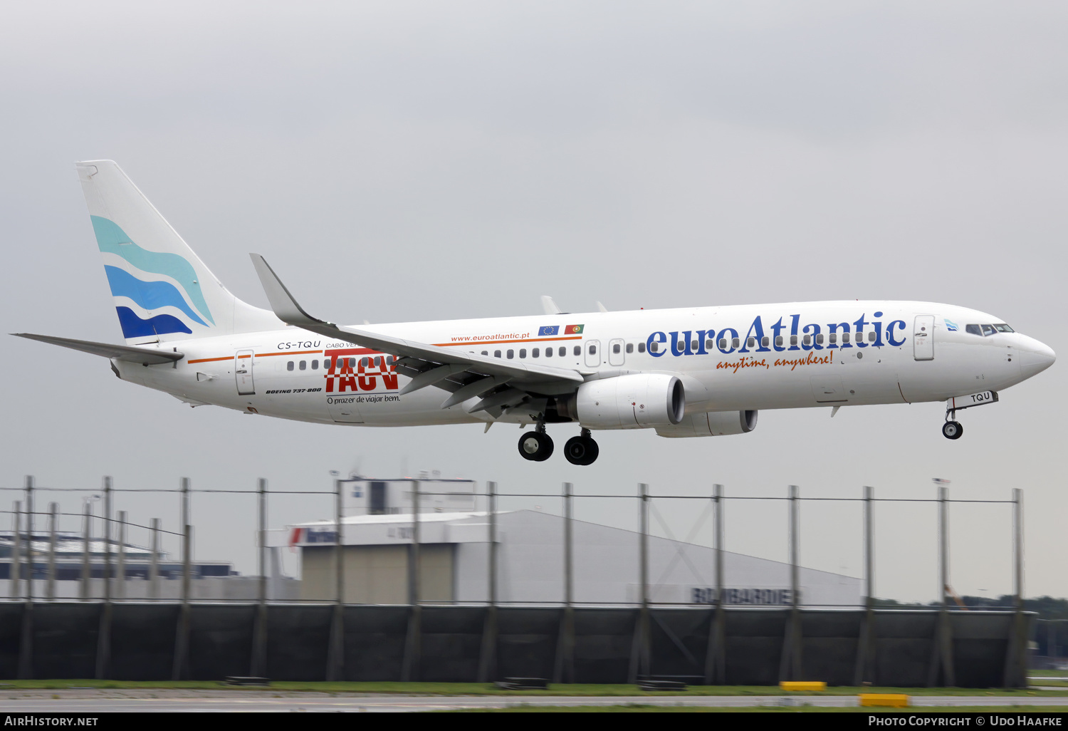Aircraft Photo of CS-TQU | Boeing 737-8K2 | Euro Atlantic Airways | AirHistory.net #559898