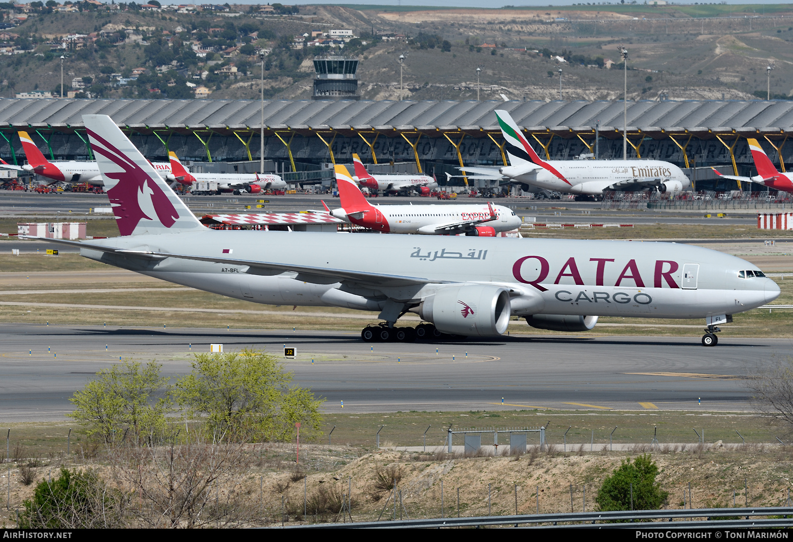 Aircraft Photo of A7-BFL | Boeing 777-F | Qatar Airways Cargo | AirHistory.net #559913
