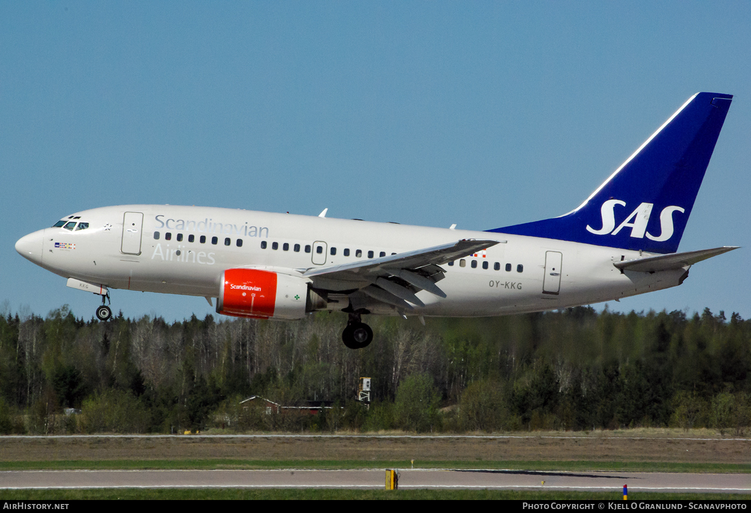 Aircraft Photo of OY-KKG | Boeing 737-683 | Scandinavian Airlines - SAS | AirHistory.net #559915