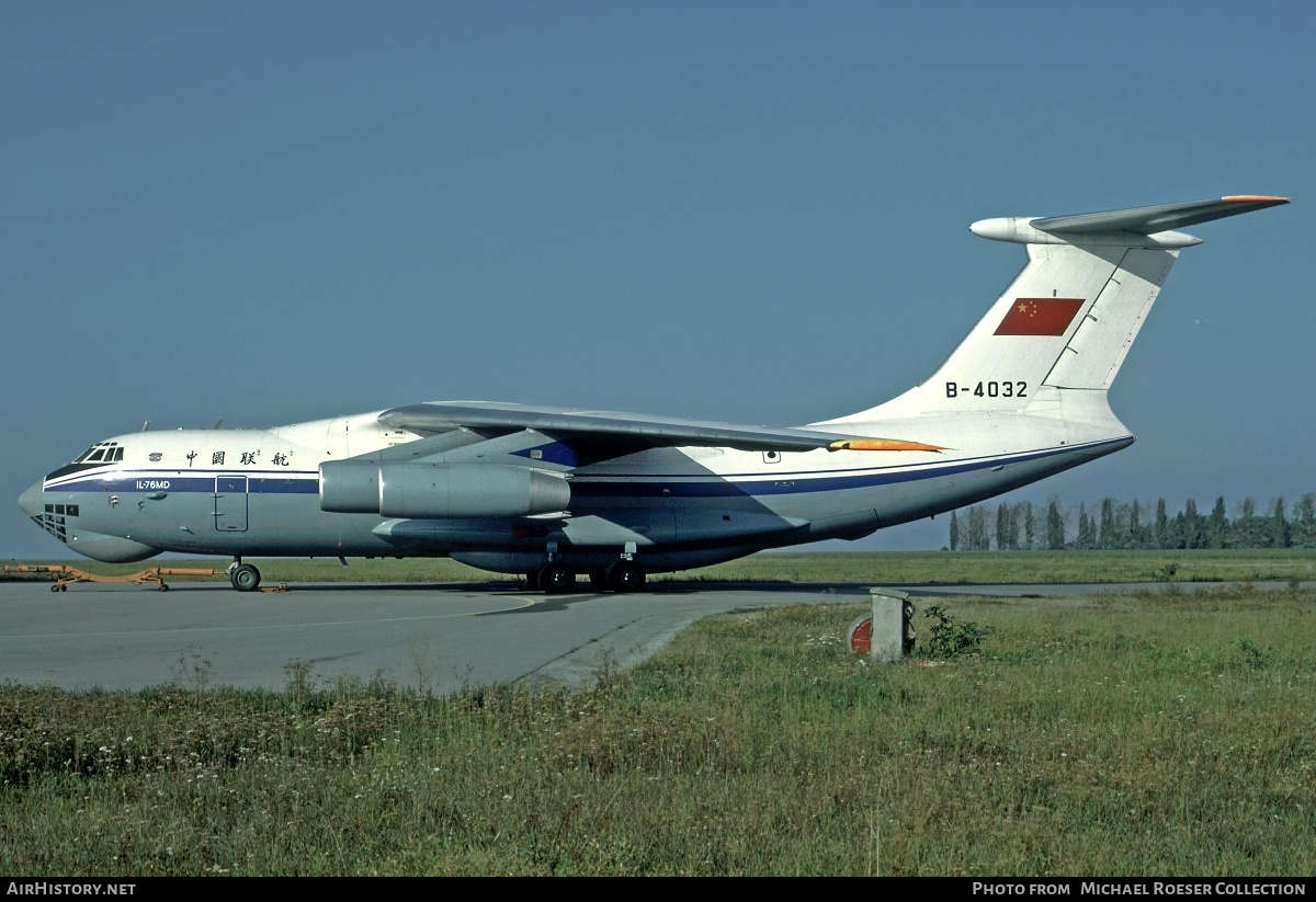 Aircraft Photo of B-4032 | Ilyushin Il-76MD | China United Airlines - CUA | AirHistory.net #559920