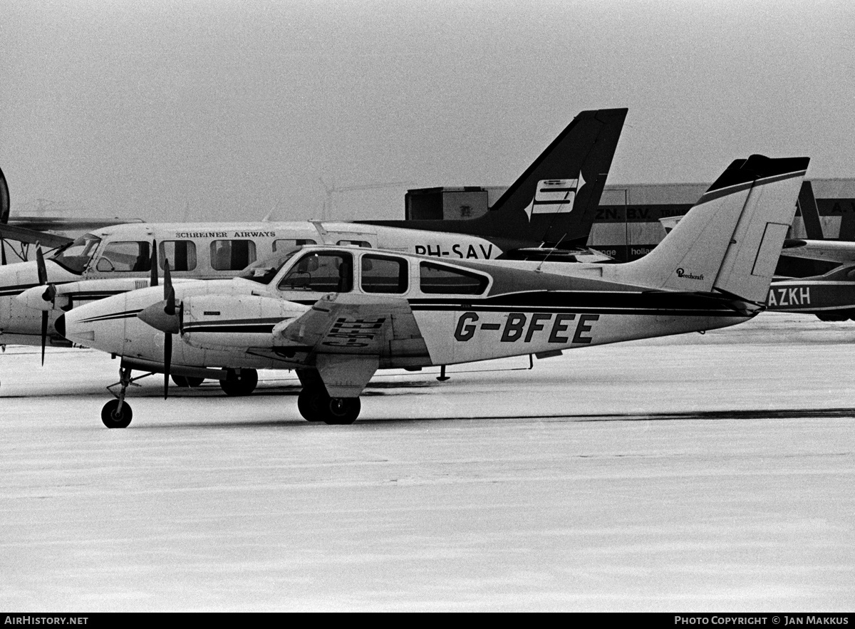 Aircraft Photo of G-BFEE | Beech E55 Baron | AirHistory.net #559947