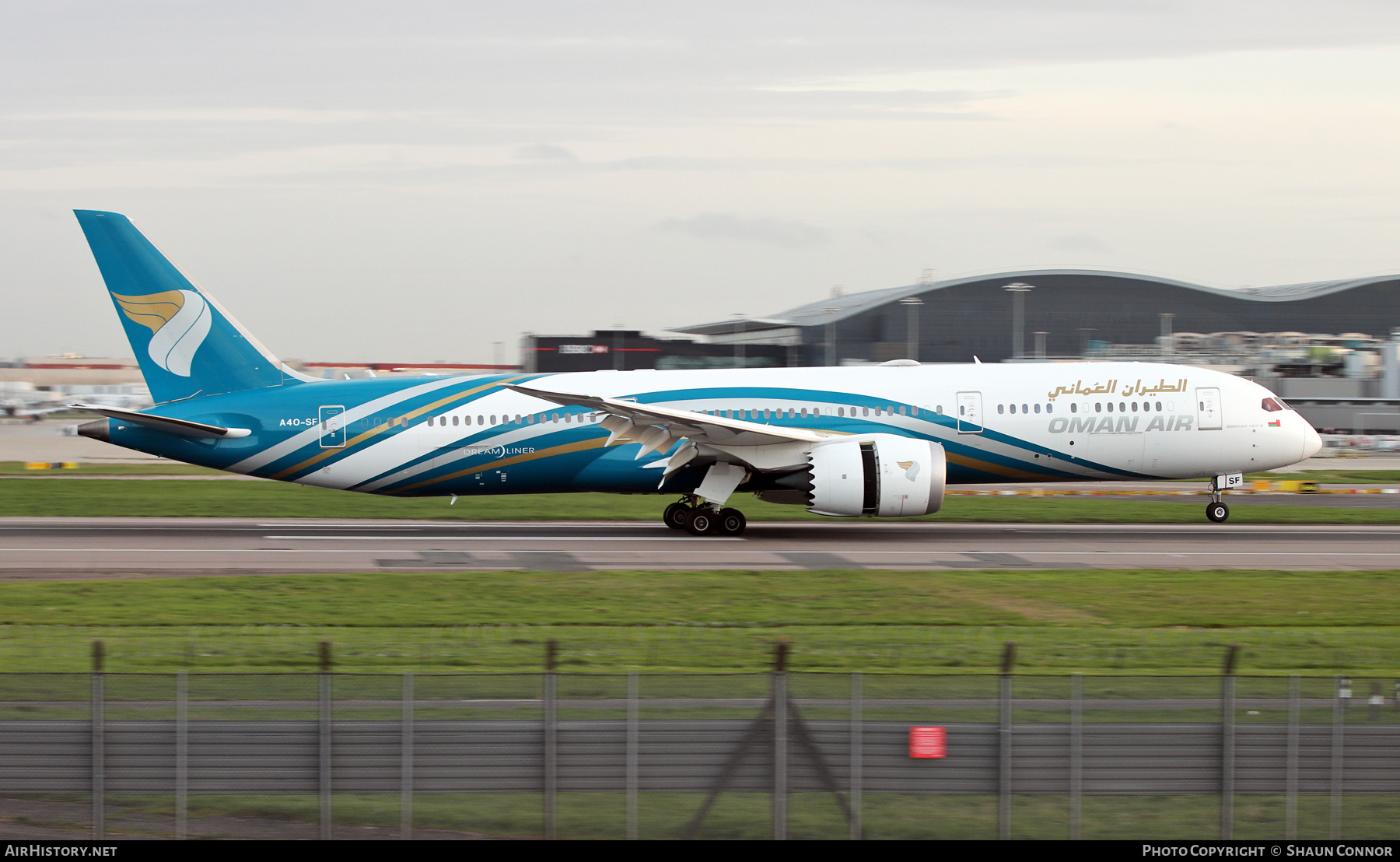 Aircraft Photo of A4O-SF | Boeing 787-9 Dreamliner | Oman Air | AirHistory.net #559959