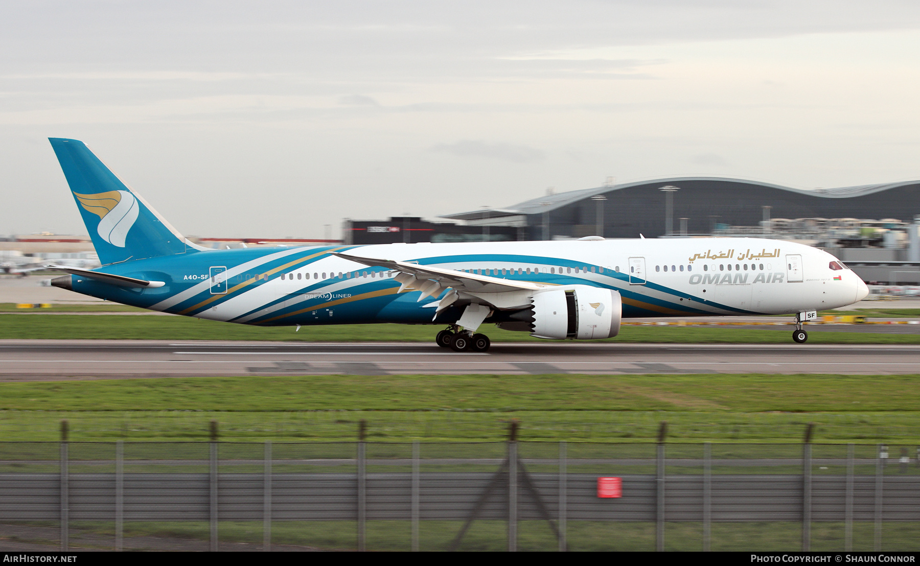 Aircraft Photo of A4O-SF | Boeing 787-9 Dreamliner | Oman Air | AirHistory.net #559959