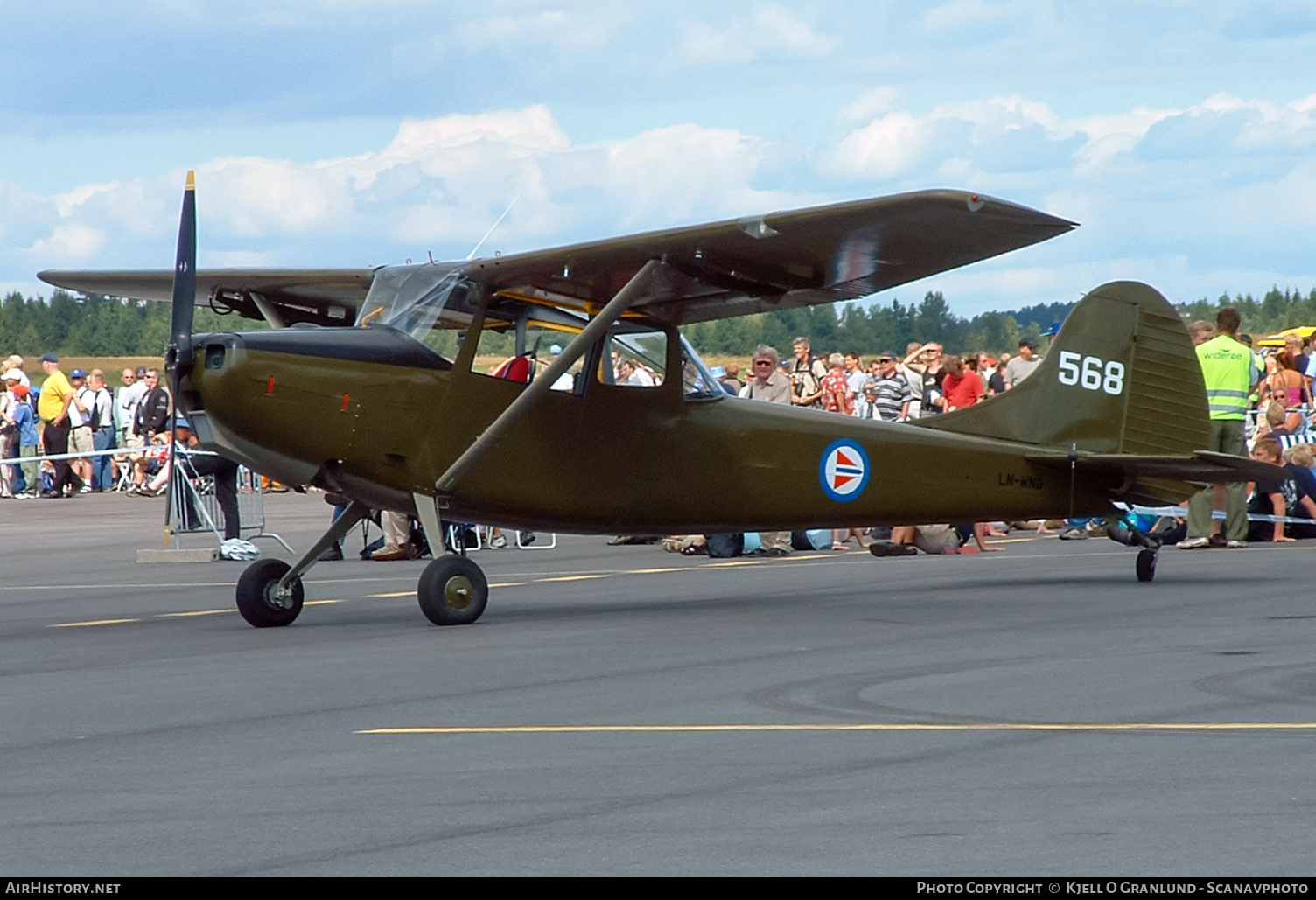 Aircraft Photo of LN-WNO / 568 | Cessna O-1E Bird Dog | Norway - Air Force | AirHistory.net #559985