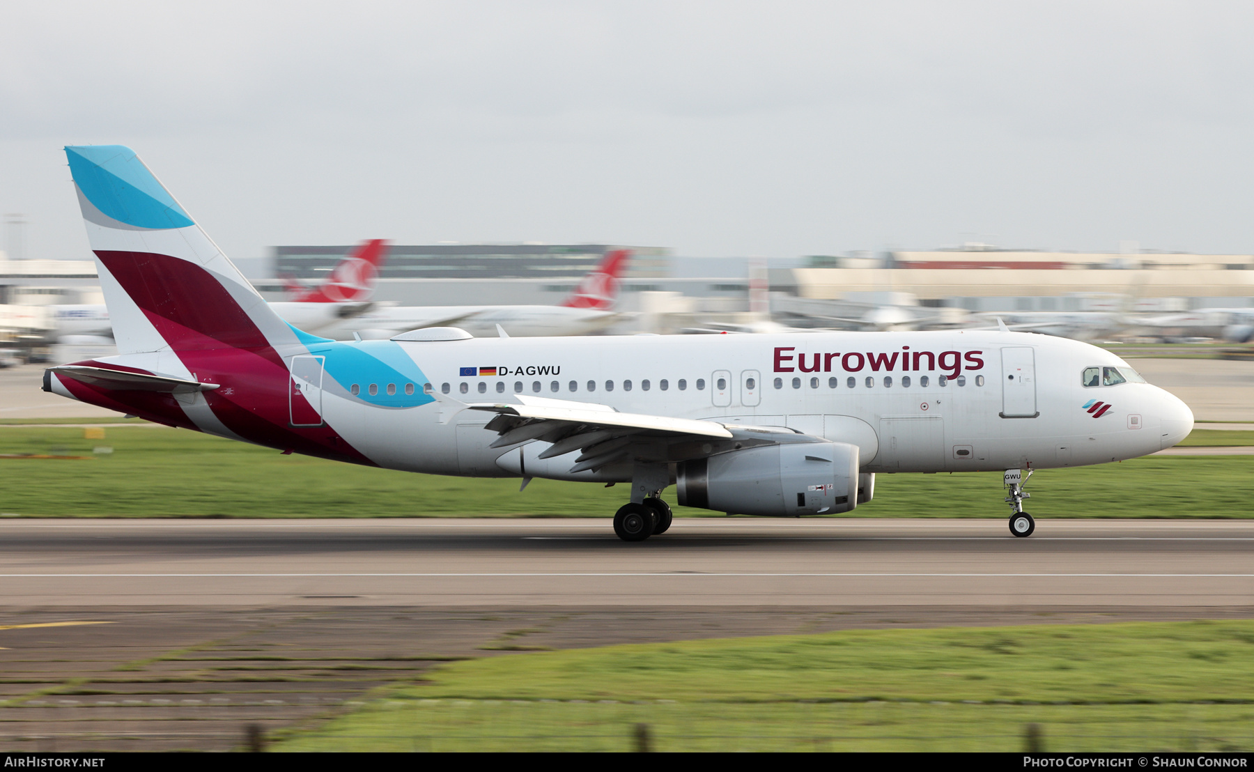 Aircraft Photo of D-AGWU | Airbus A319-132 | Eurowings | AirHistory.net #560021