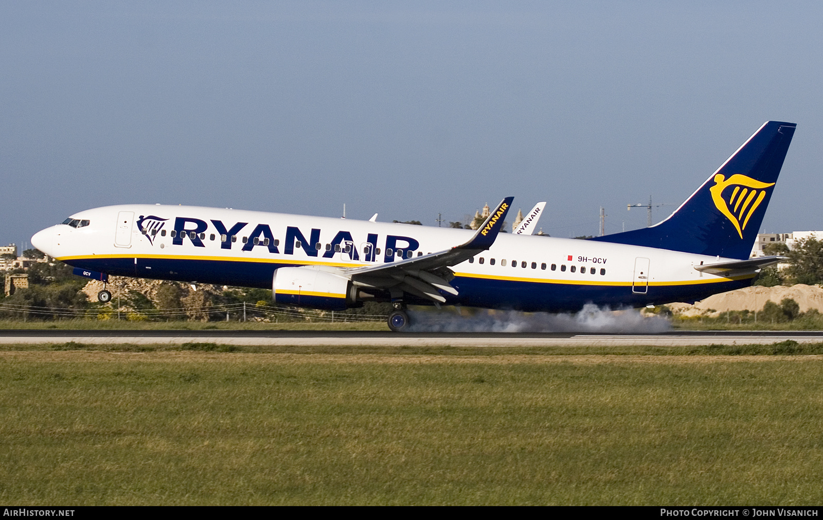Aircraft Photo of 9H-QCV | Boeing 737-8AS | Ryanair | AirHistory.net #560024