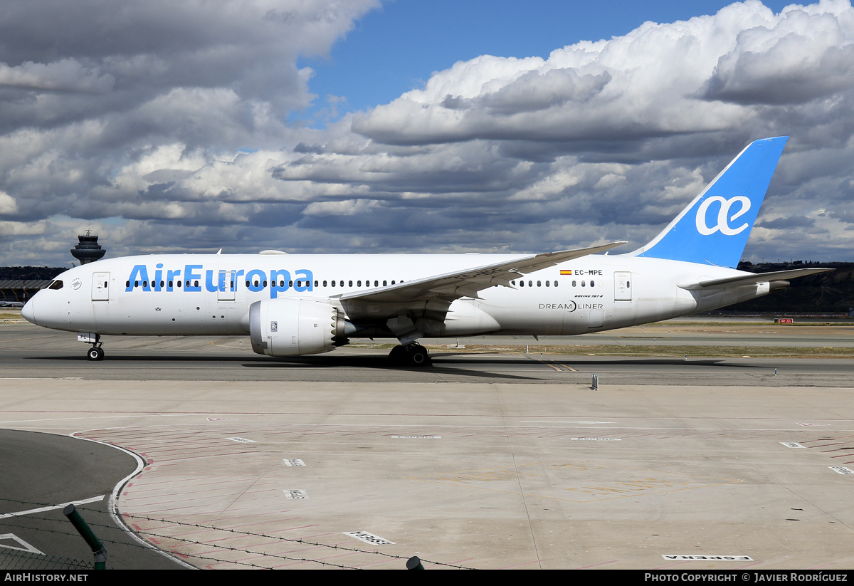 Aircraft Photo of EC-MPE | Boeing 787-8 Dreamliner | Air Europa | AirHistory.net #560030
