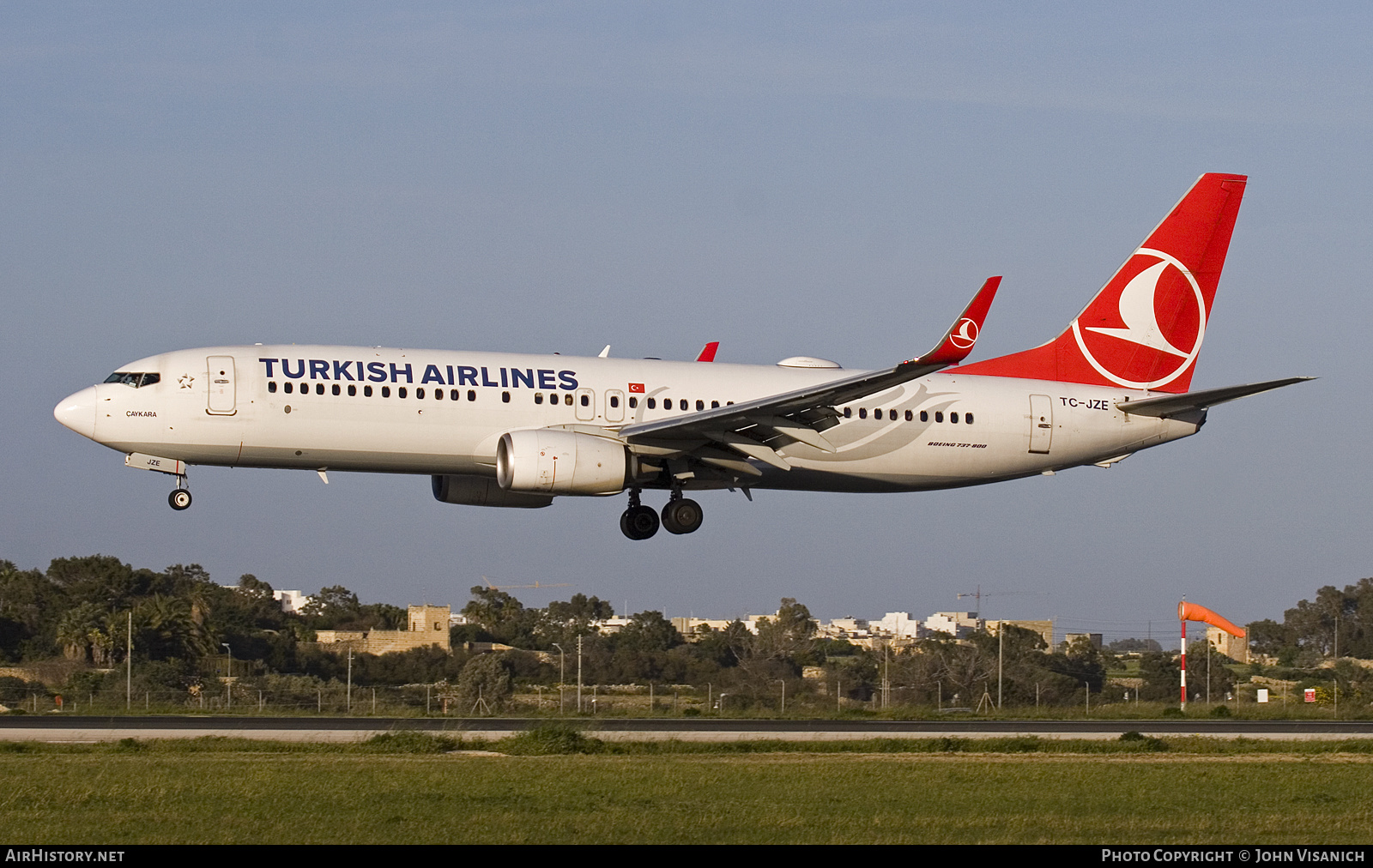 Aircraft Photo of TC-JZE | Boeing 737-8F2 | Turkish Airlines | AirHistory.net #560034