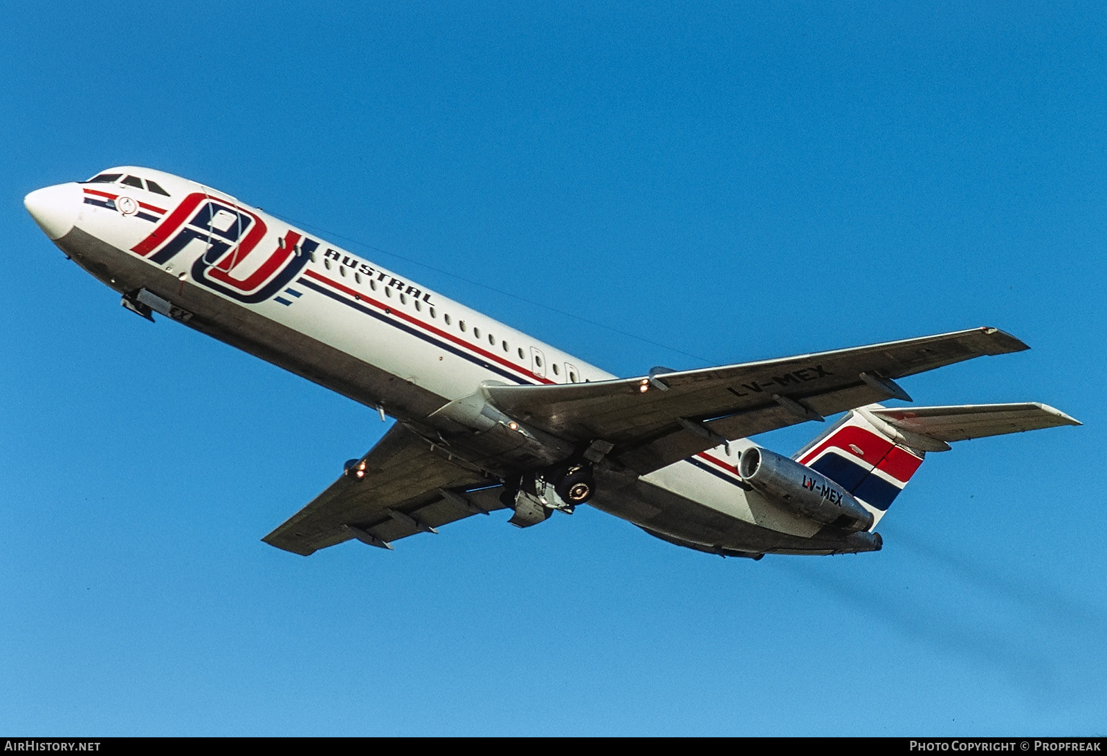 Aircraft Photo of LV-MEX | BAC 111-518FG One-Eleven | Austral Líneas Aéreas | AirHistory.net #560059