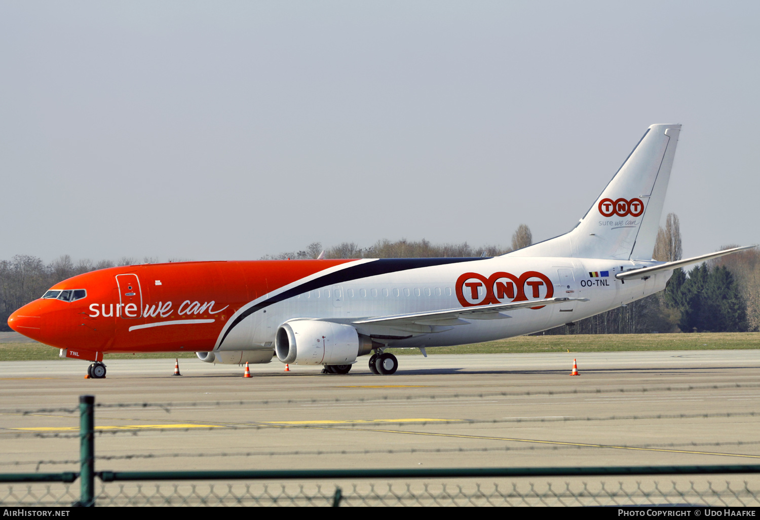 Aircraft Photo of OO-TNL | Boeing 737-34S(SF) | TNT Airways | AirHistory.net #560064