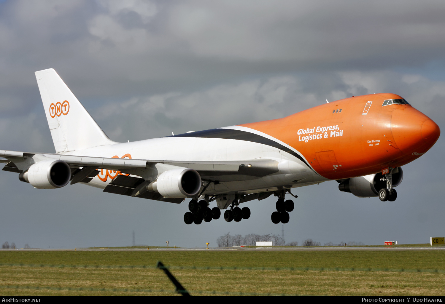 Aircraft Photo of OO-THB | Boeing 747-4HAF/ER/SCD | TNT Airways | AirHistory.net #560067