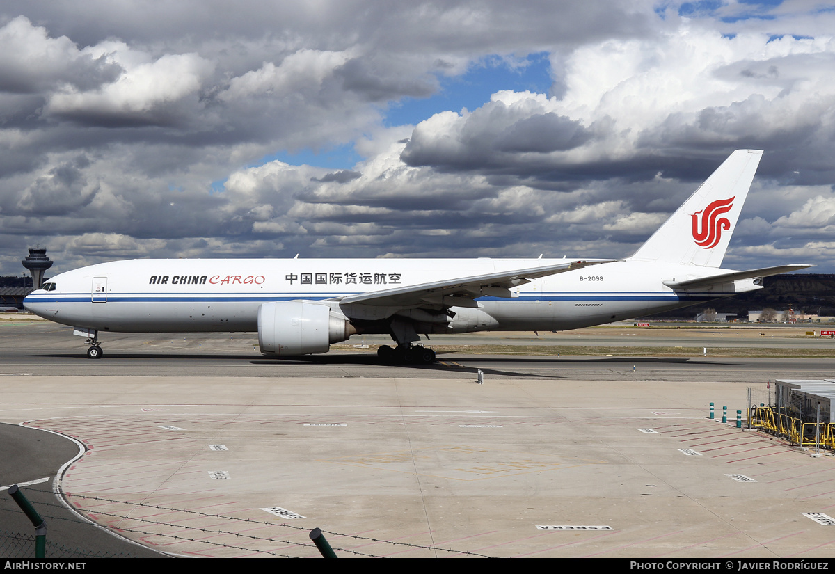 Aircraft Photo of B-2098 | Boeing 777-FFT | Air China Cargo | AirHistory.net #560068