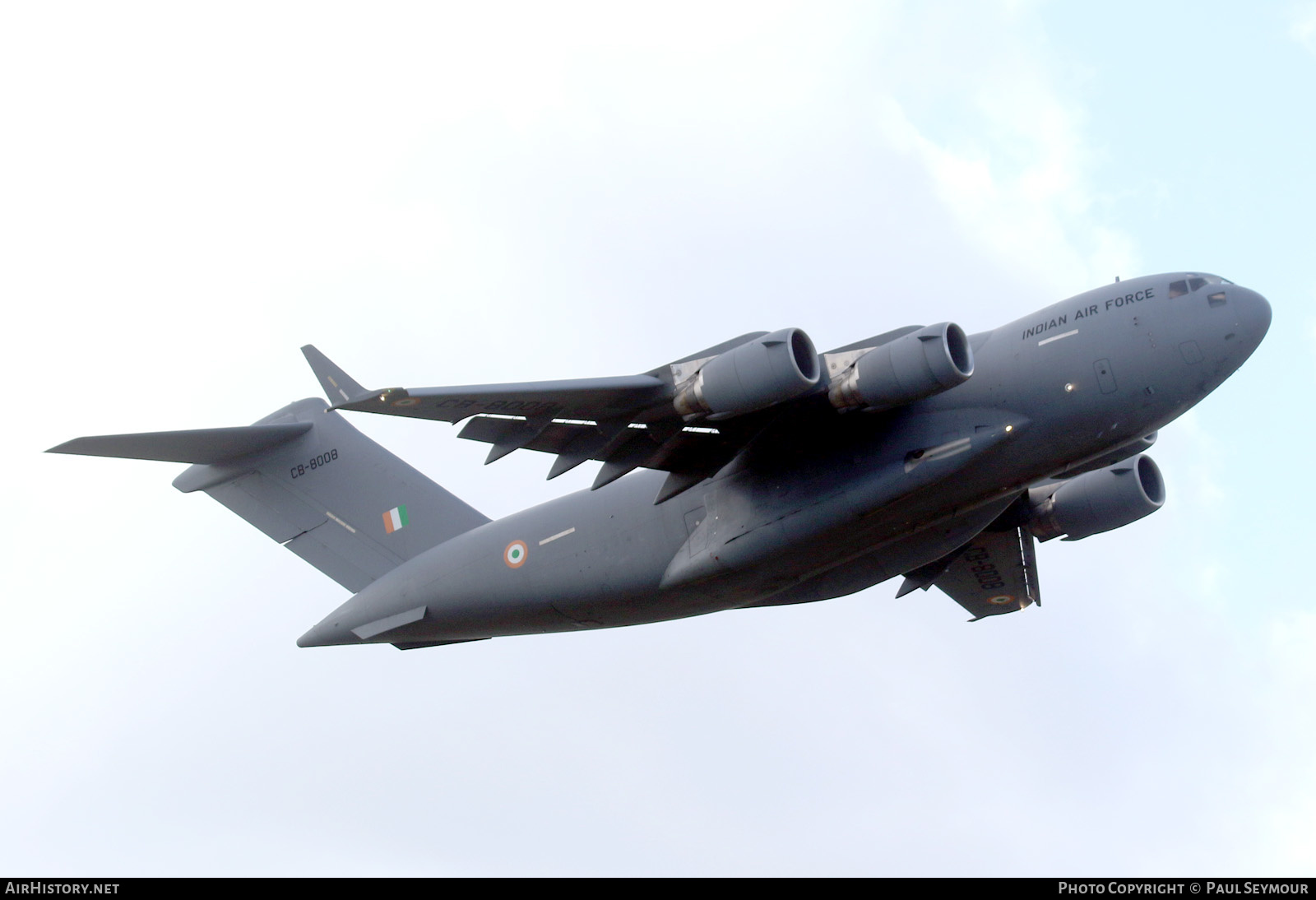 Aircraft Photo of CB-8008 | Boeing C-17A Globemaster III | India - Air Force | AirHistory.net #560069
